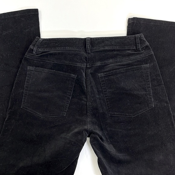 Lilly Pulitzer Women’s Black Corduroy Pants, Flare Boot Cut, Size 2 - Picture 3 of 6
